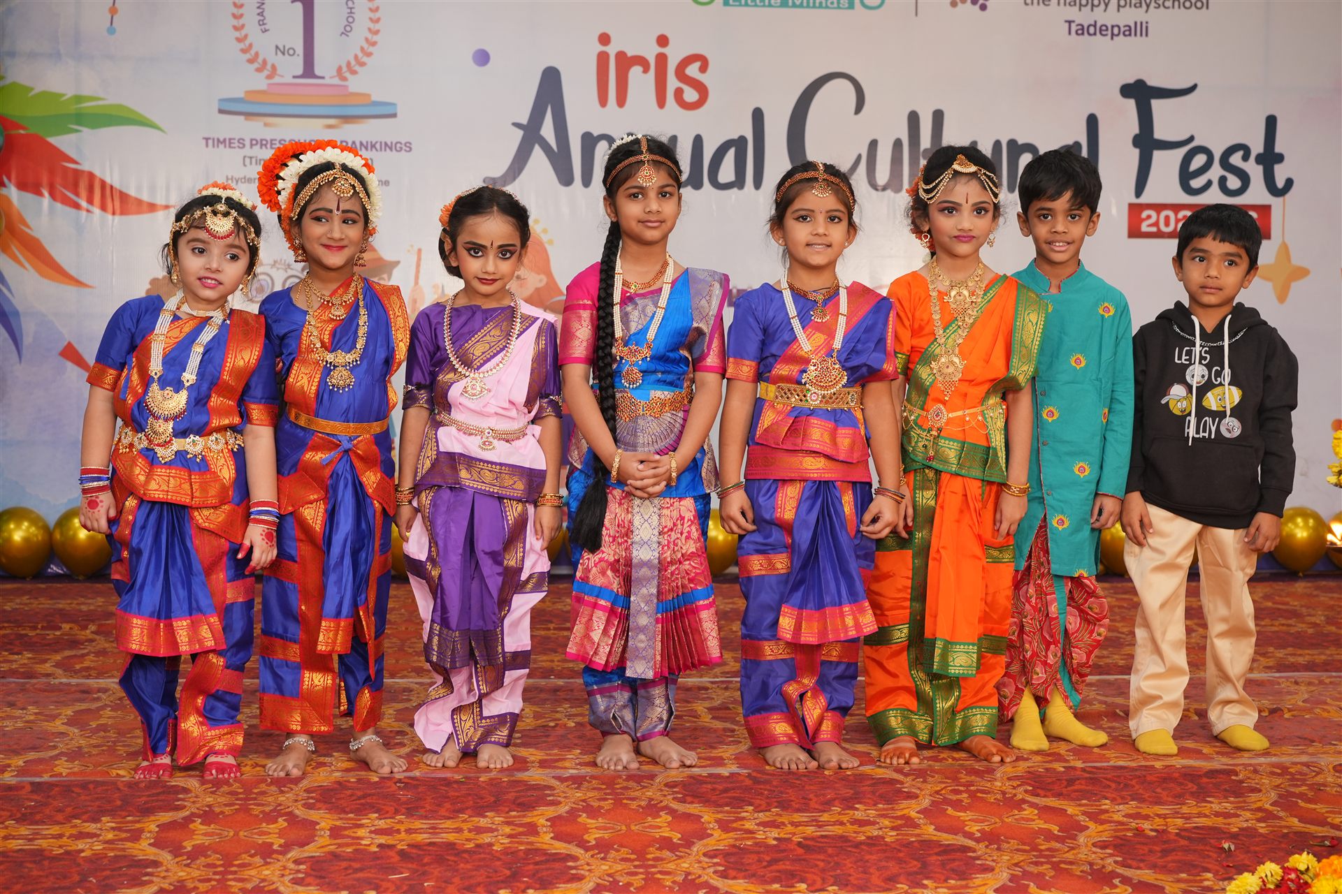 Children performing a dance at the Iris Annual Cultural Fest